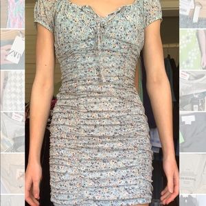 Light blue mini dress